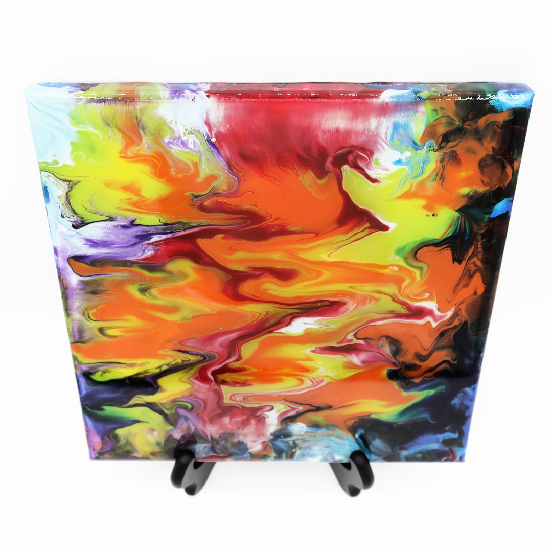 Abstract painting River of Blood