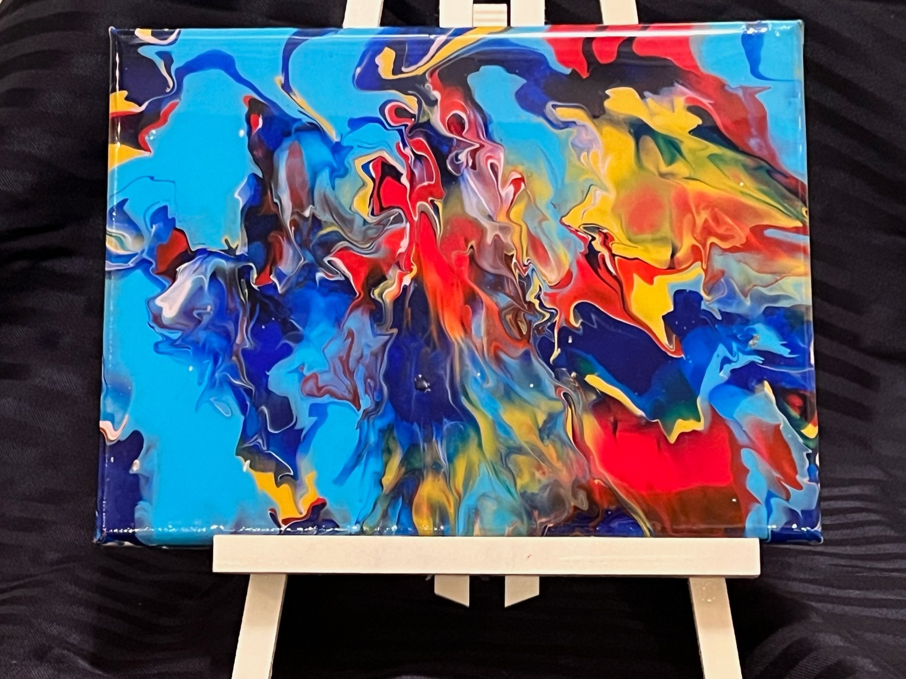 Abstract painting from the studio