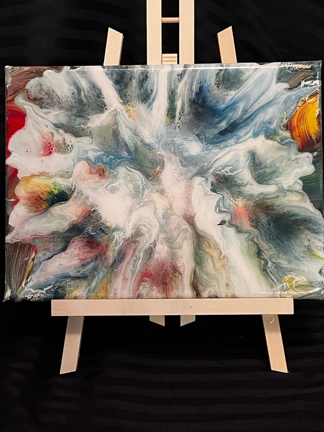 Abstract painting from the studio
